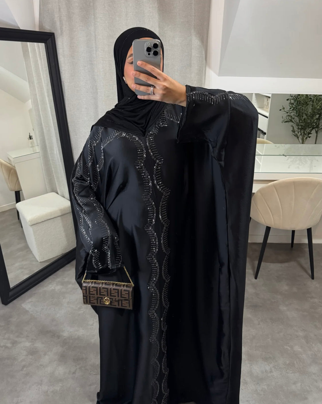 Robe d’hôtesse Dubai |Noir