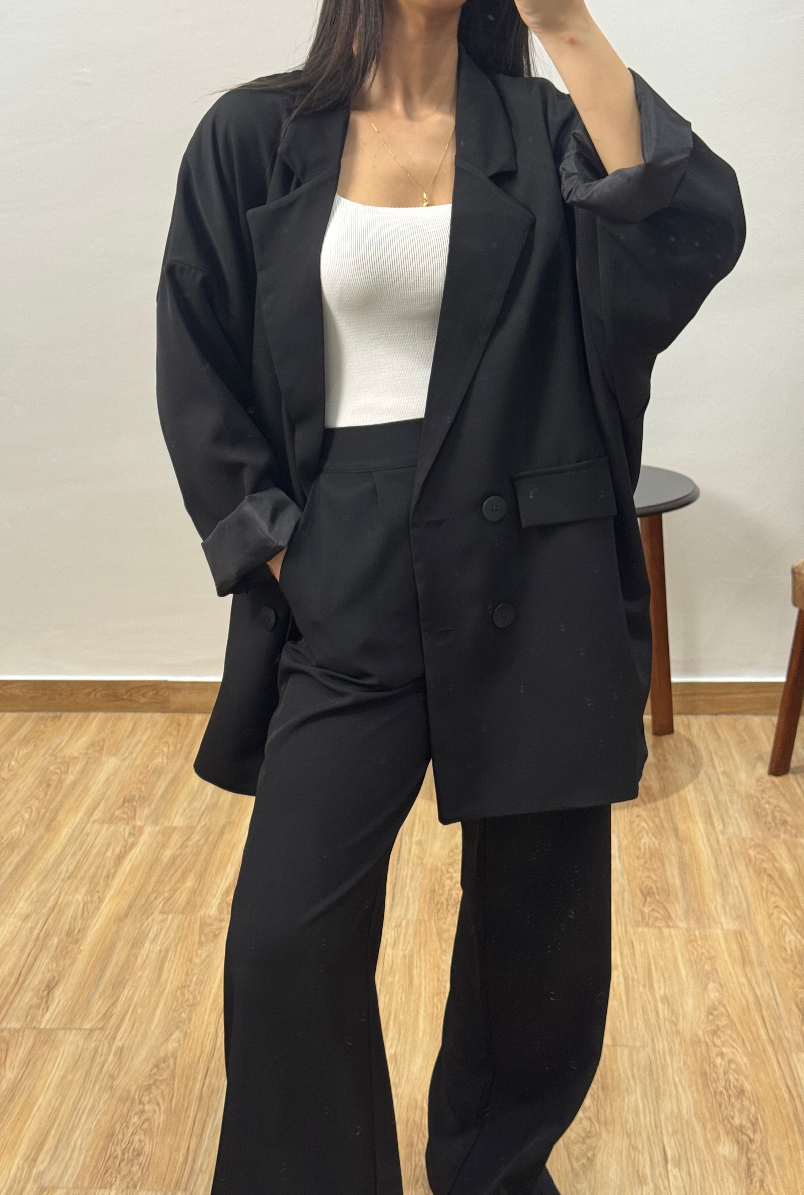 Blazer oversize |Noir