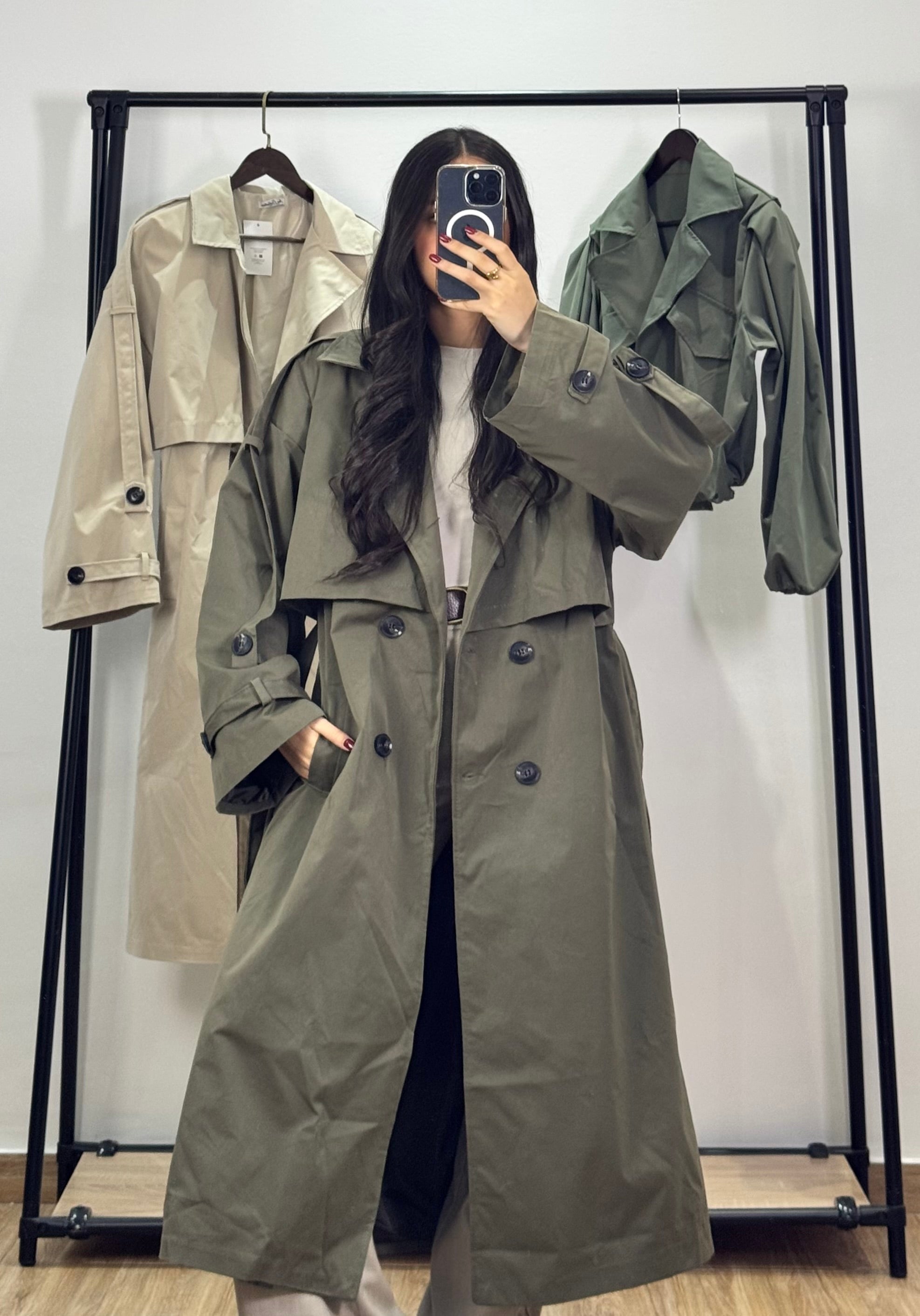 Trench |Kaki