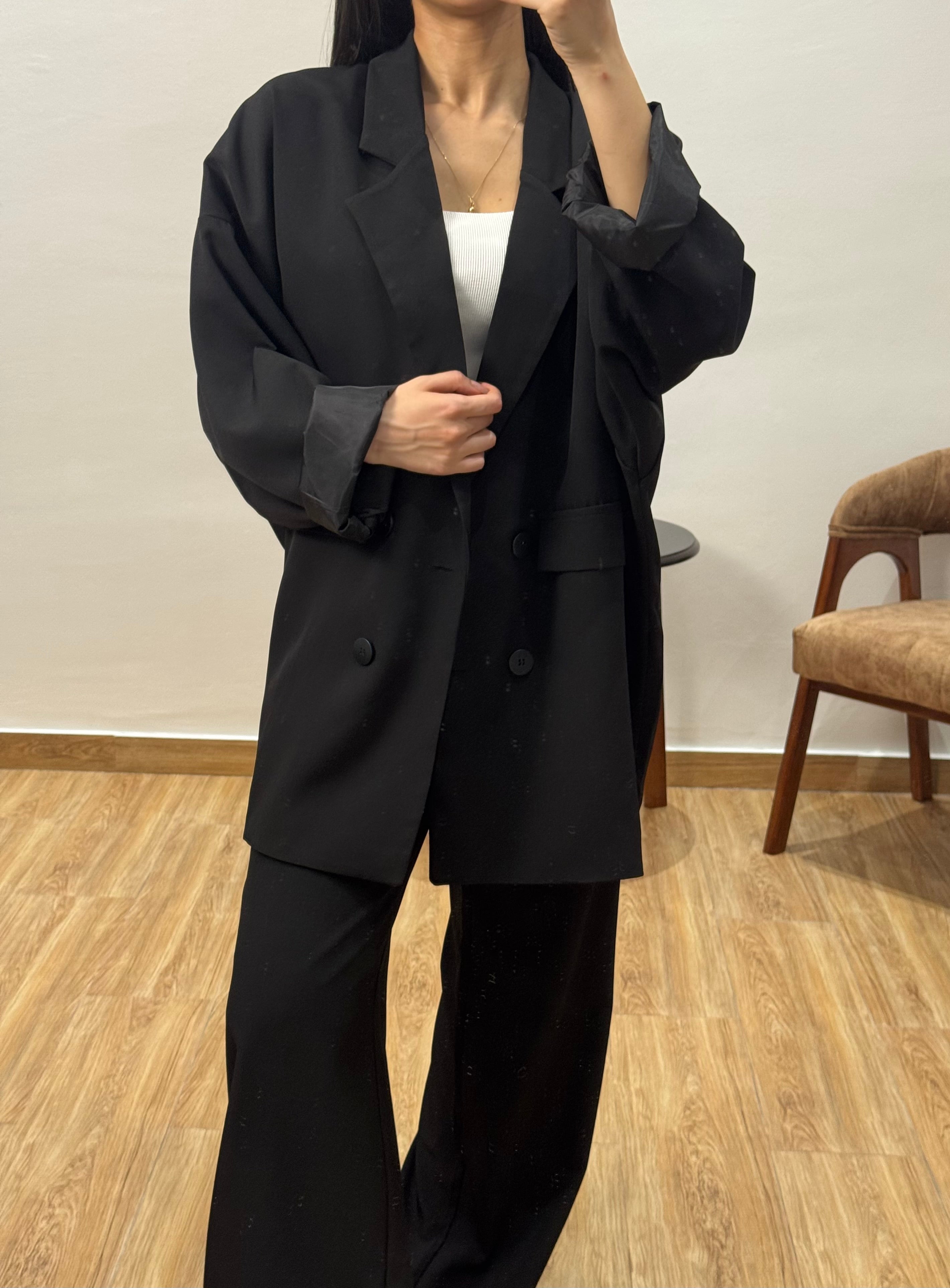 Blazer oversize |Noir