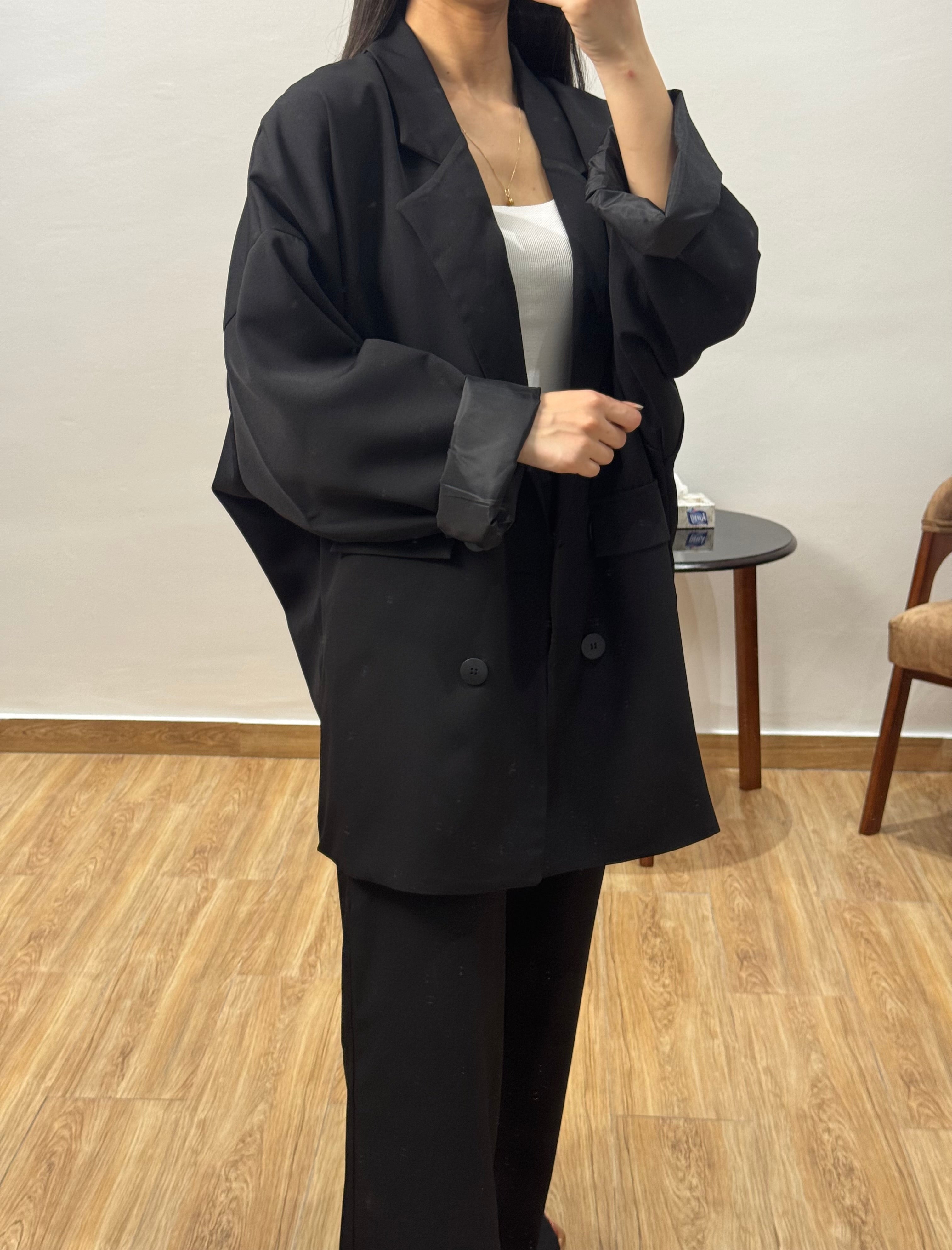 Blazer oversize |Noir