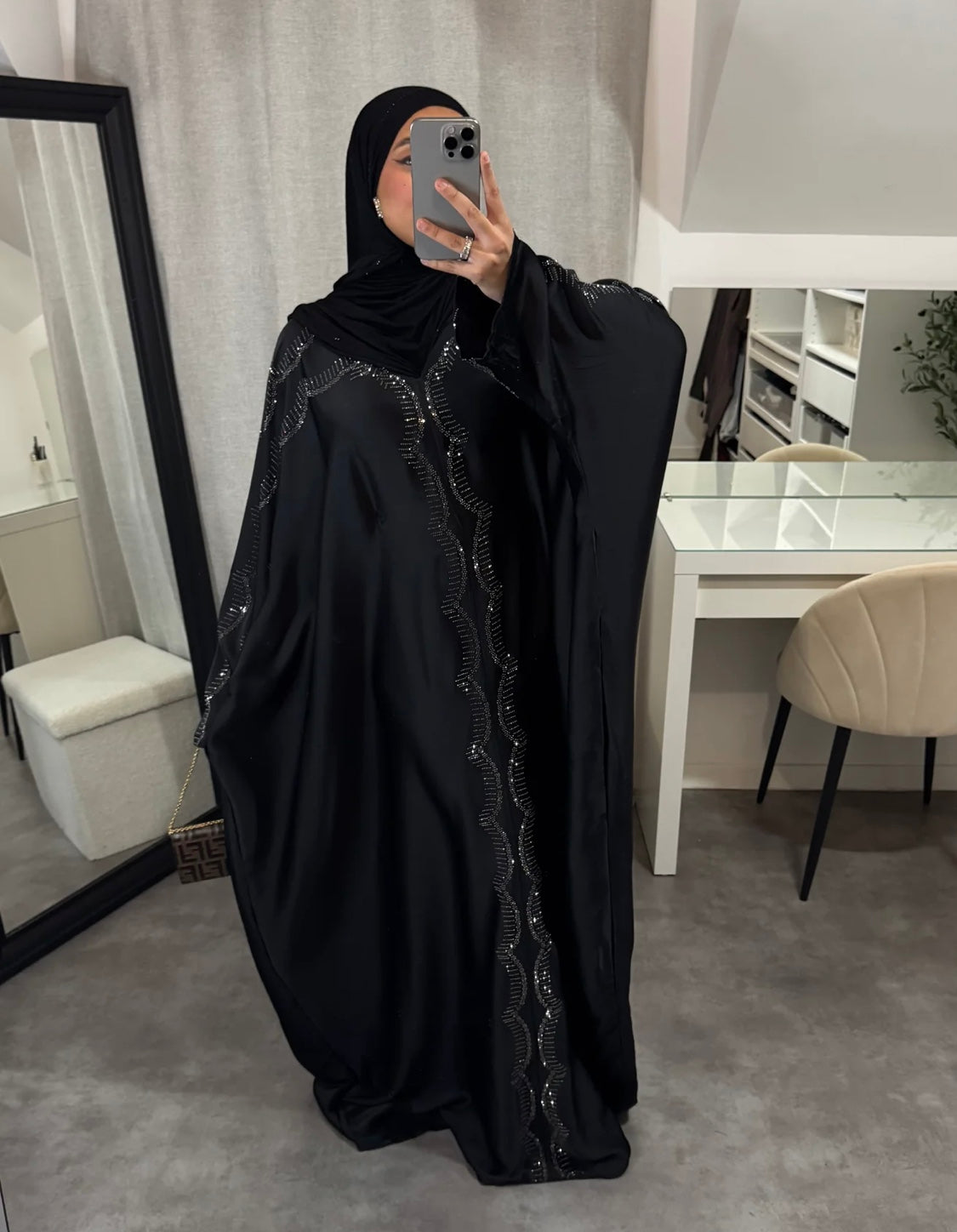 Robe d’hôtesse Dubai |Noir