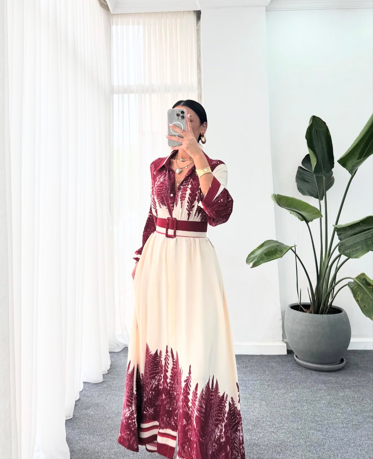 Robe Yalina |Bordeaux