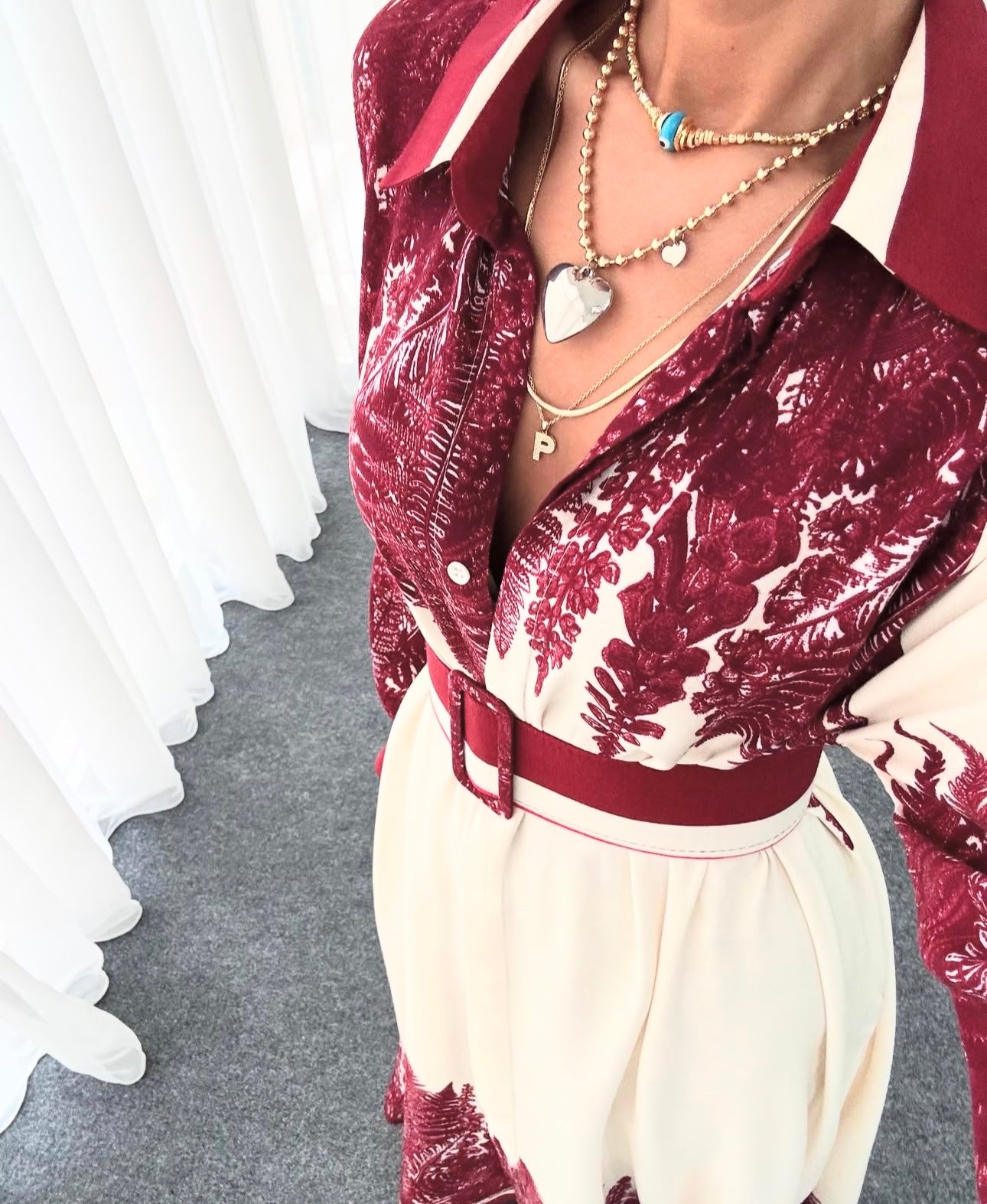 Robe Yalina |Bordeaux