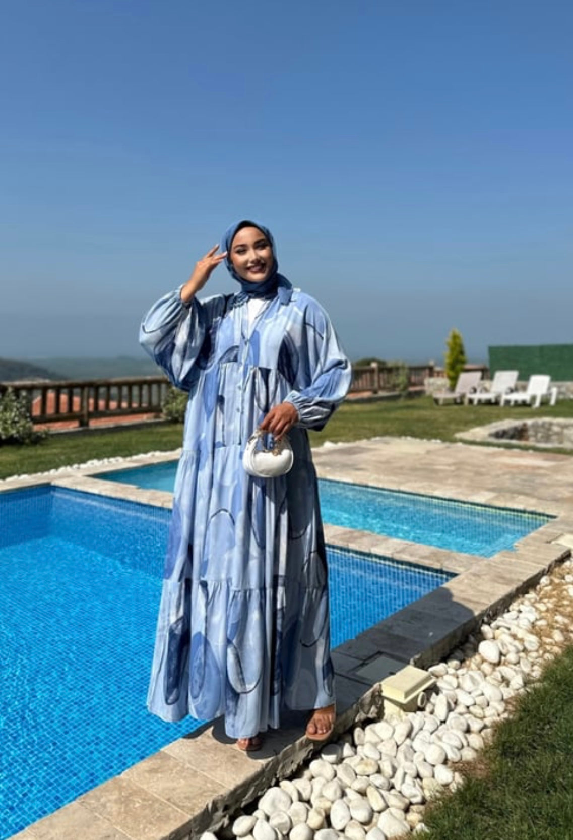 Robe Layna |Bleu
