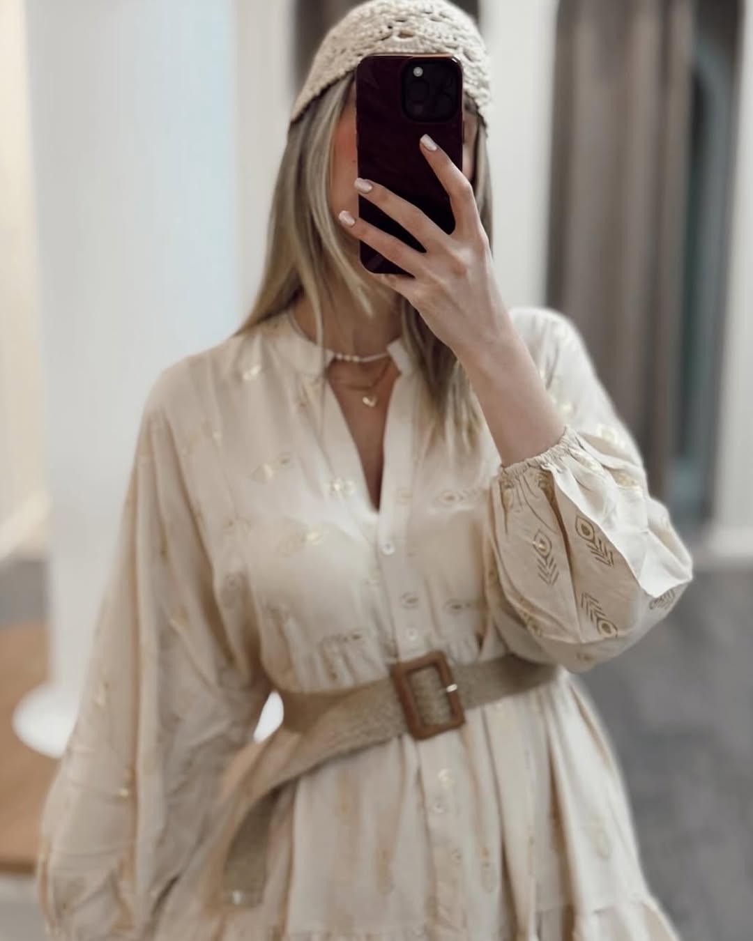 Robe Sari Beige