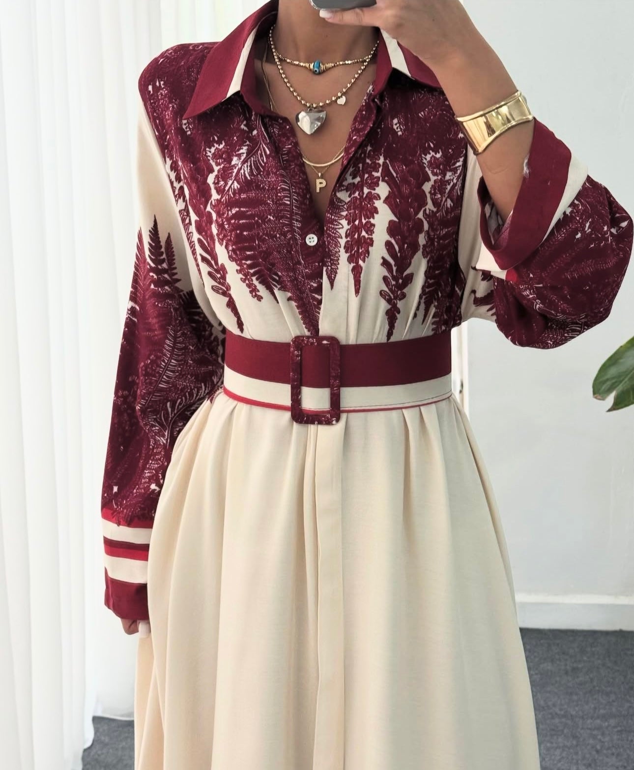 Robe Yalina |Bordeaux