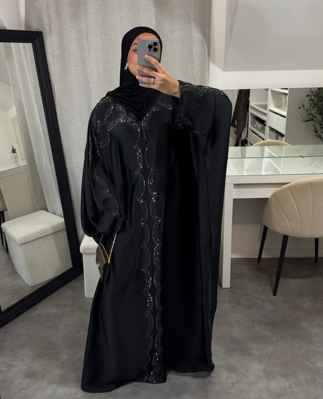 Robe d’hôtesse Dubai |Noir