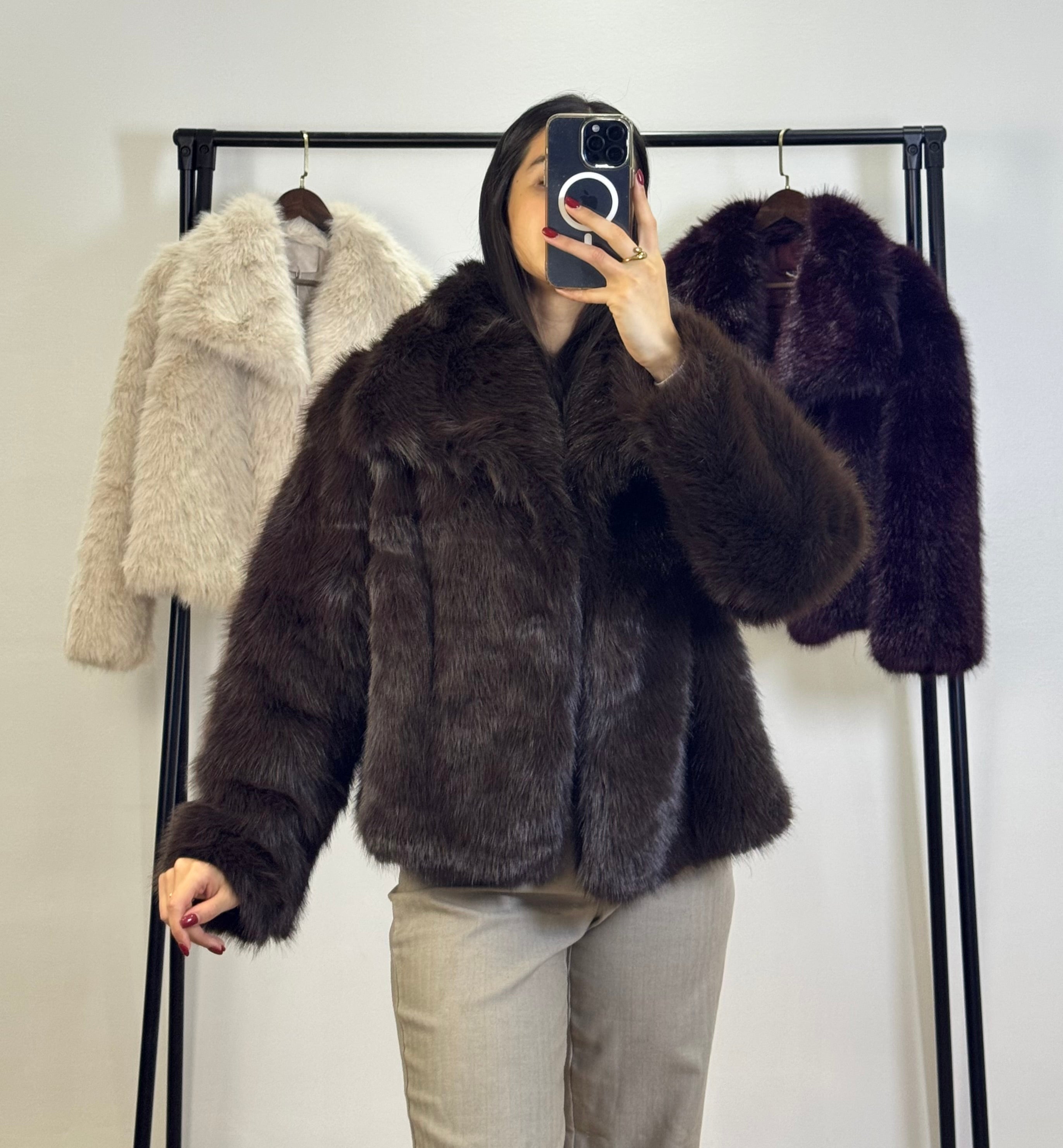 Veste en Fourrure |Marron