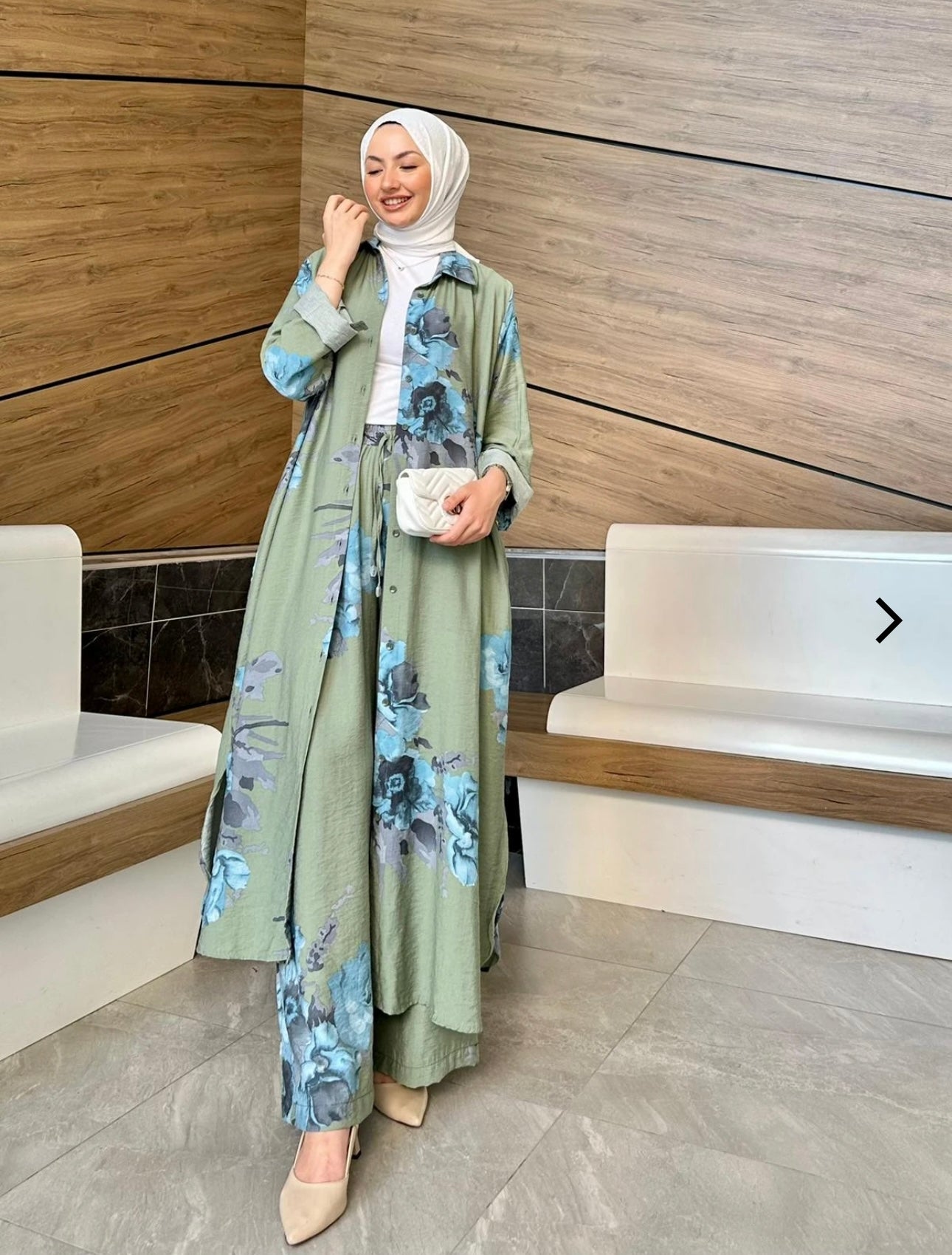 Ensemble Elona |Vert kaki