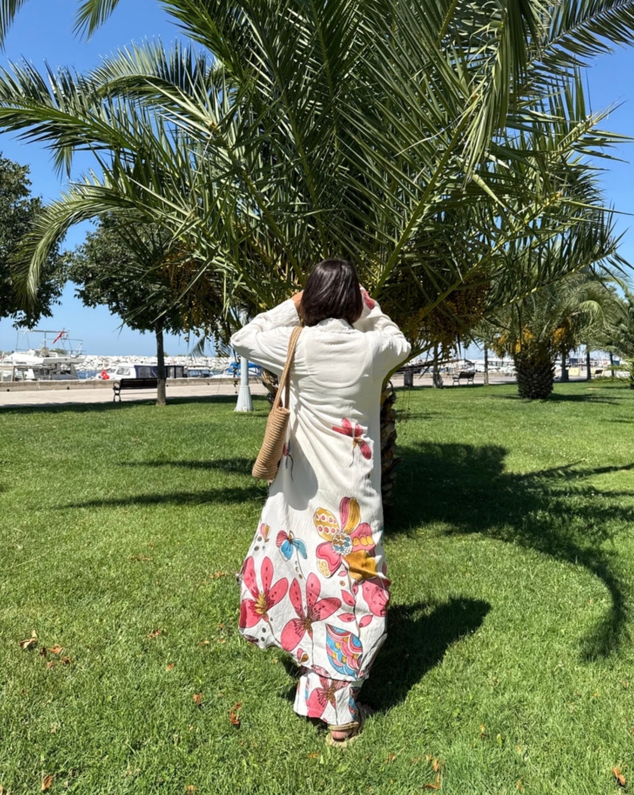 Ensemble Nelya |Blanc fleur