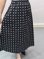 Jupe Polka Dot |Noir