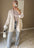 Blazer à rayures |Crème