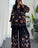 Ensemble à motifs |Noir