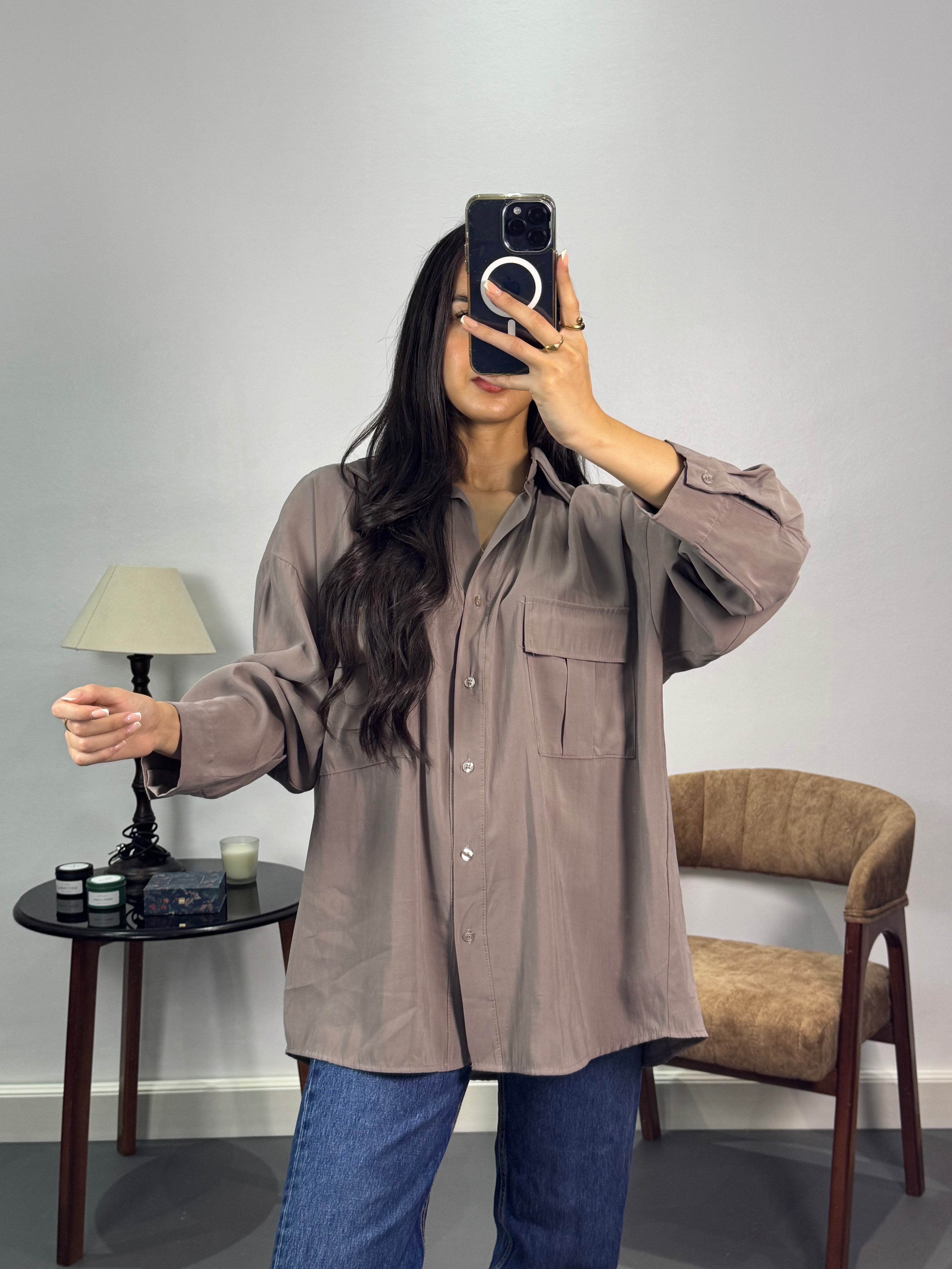 Chemise |Taupe