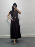 Robe avec ceinture