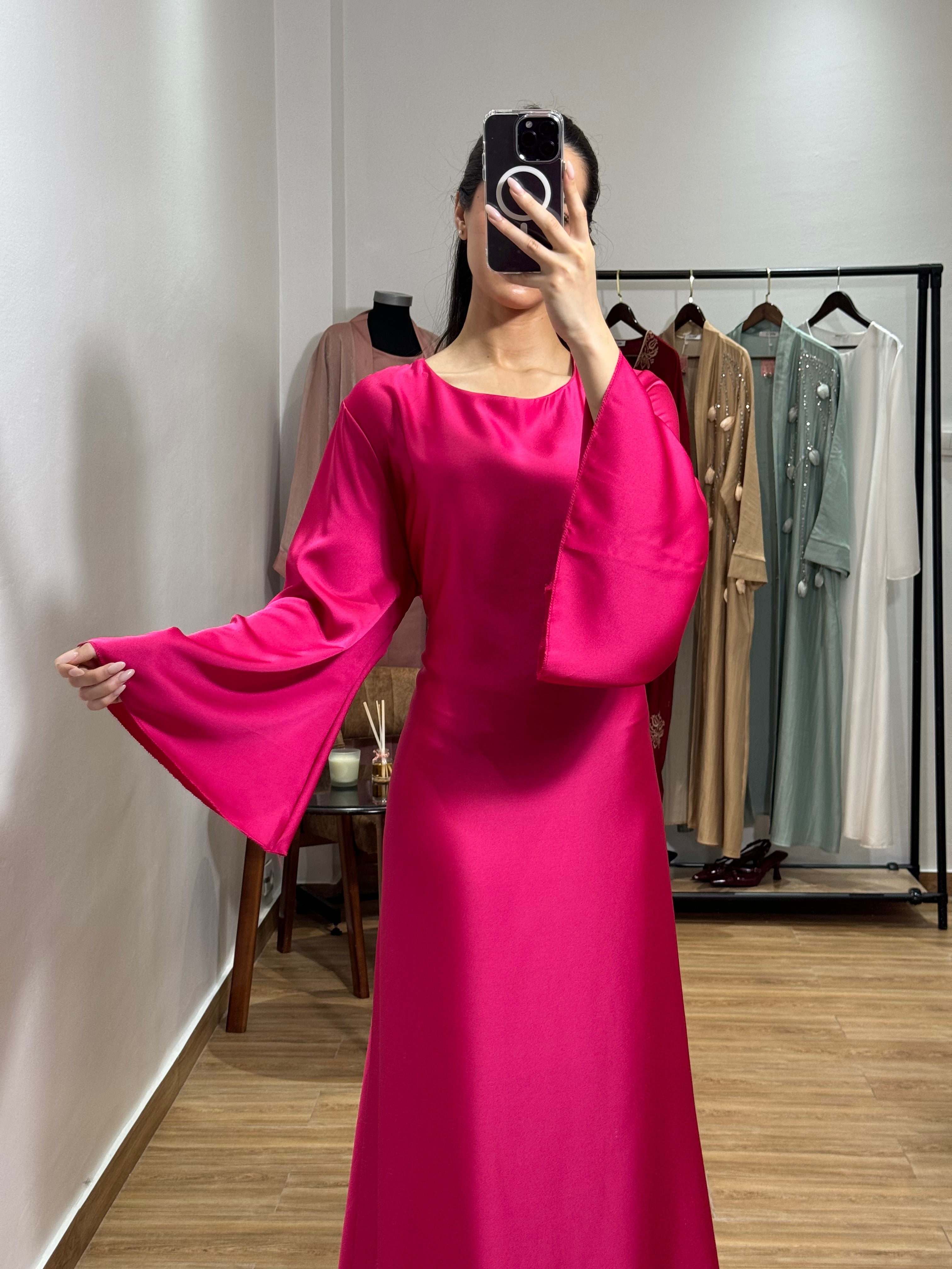 Robe à lacets |Rose