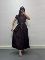 Robe avec ceinture