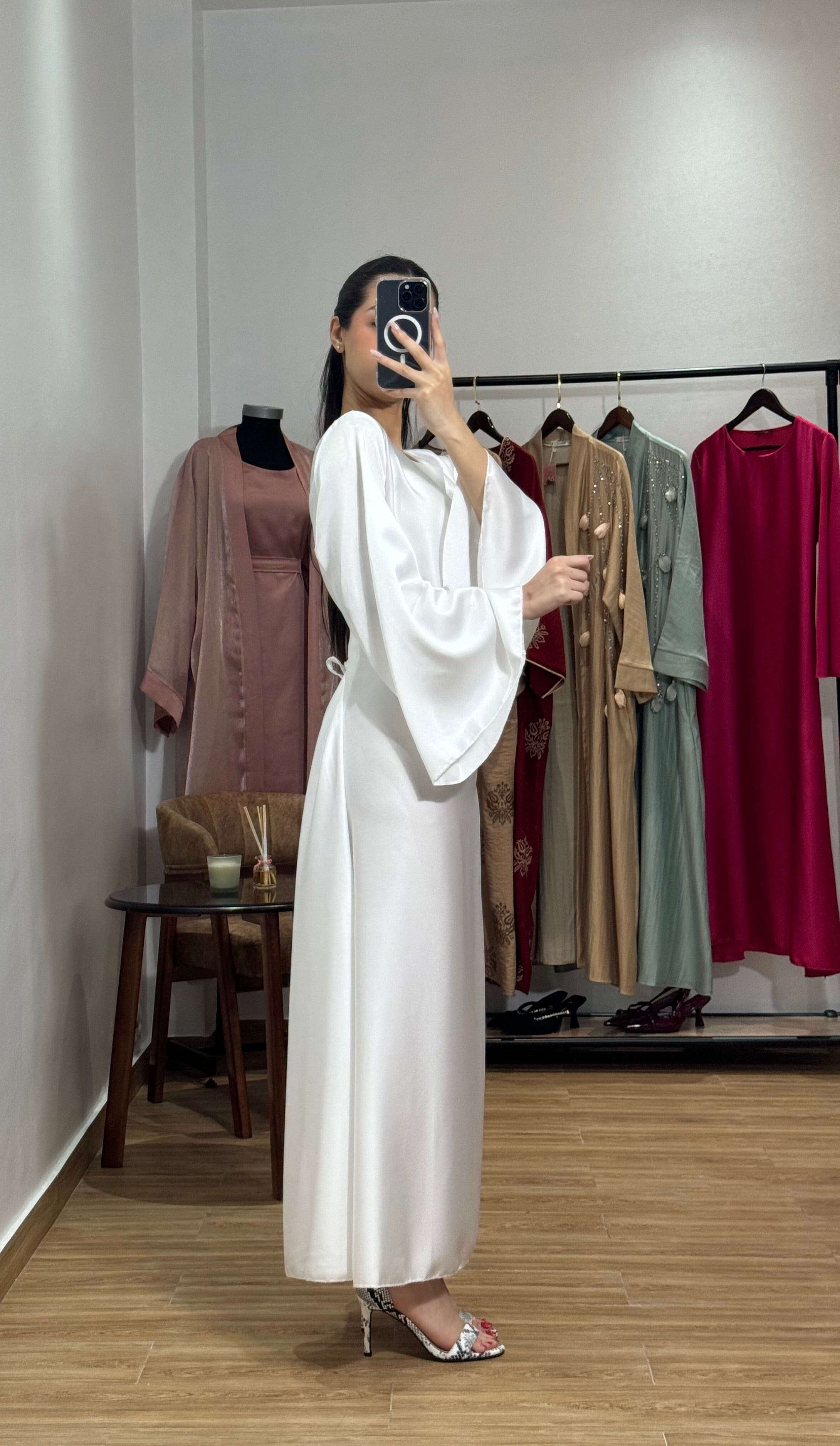 Robe à lacets |Blanc
