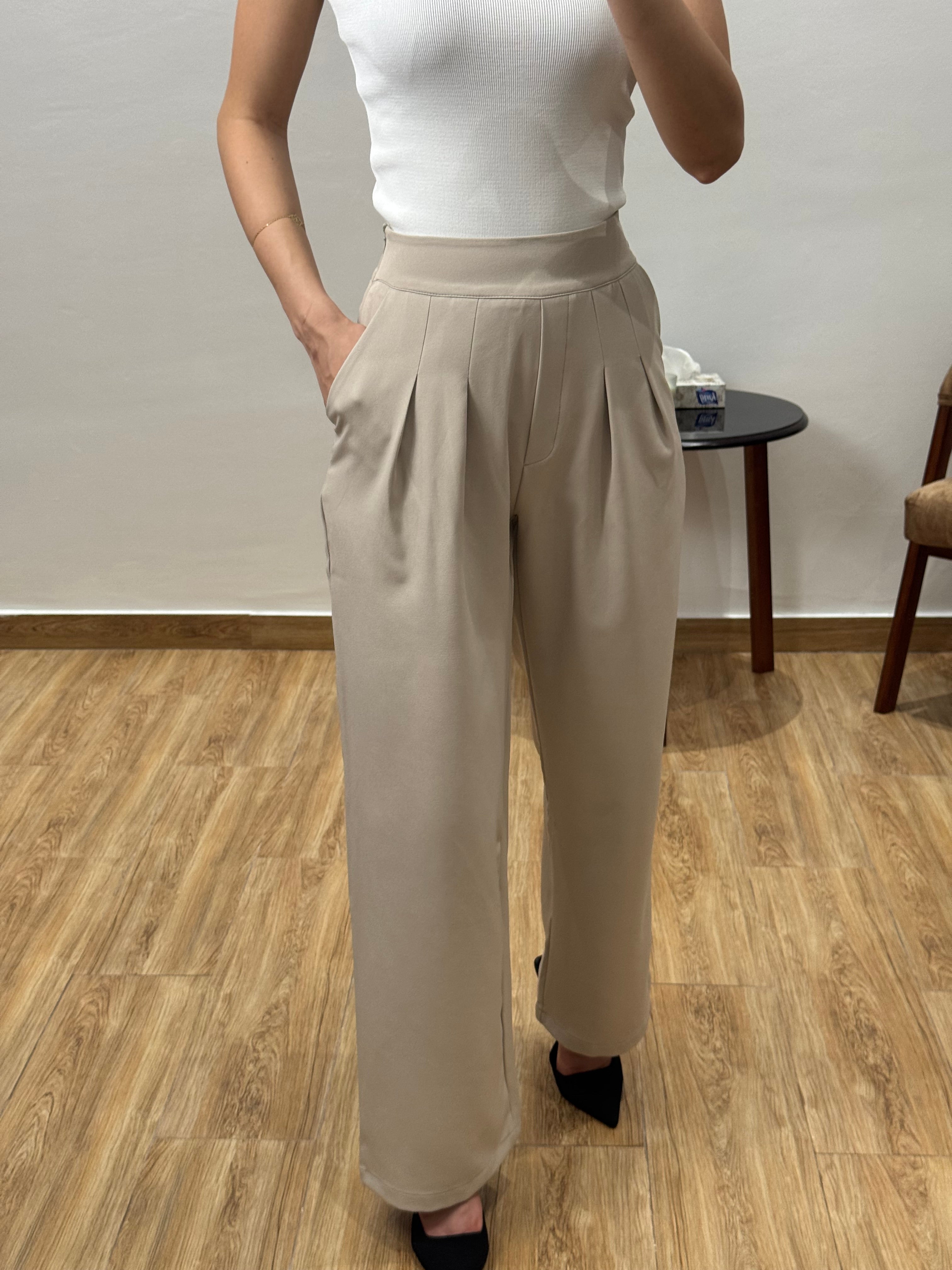 Pantalon classique |Beige