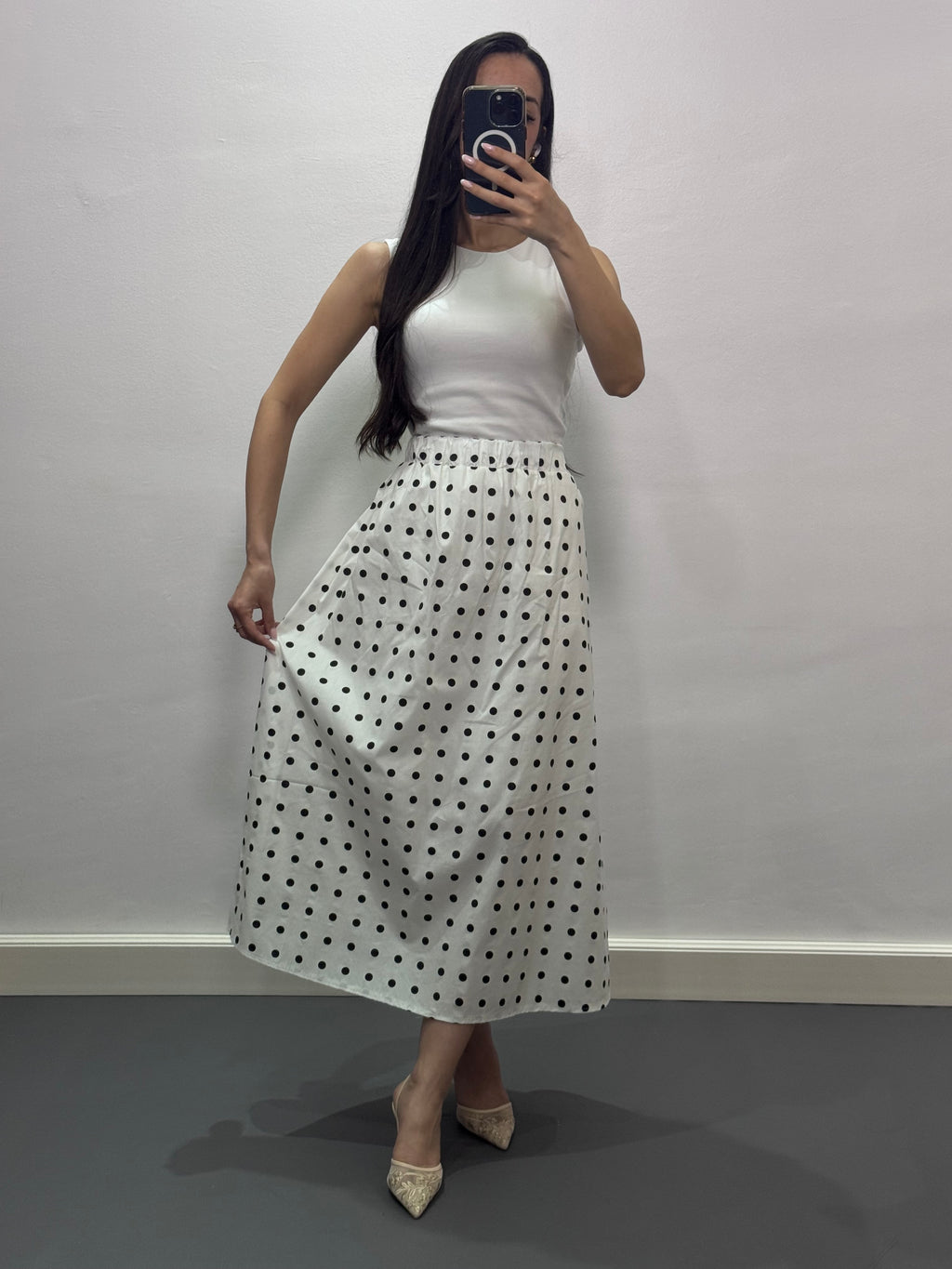 Jupe Polka Dot  "Dolce Vita"