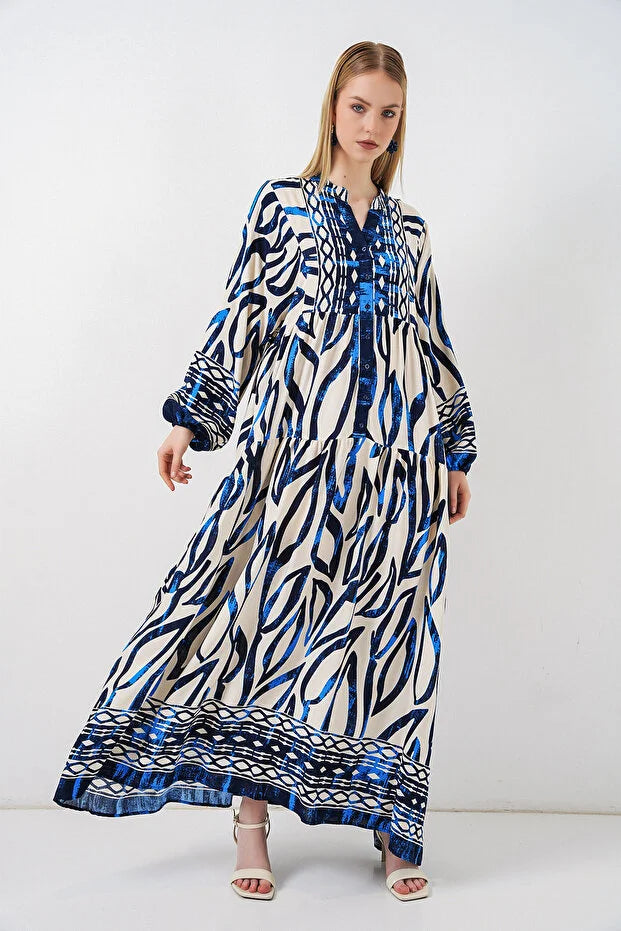 Robe à ray. Bleues