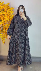 Robe a ray. Bord et beiges