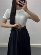 Robe avec ceinture