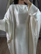 Robe d’hôtesse papillon |Écru