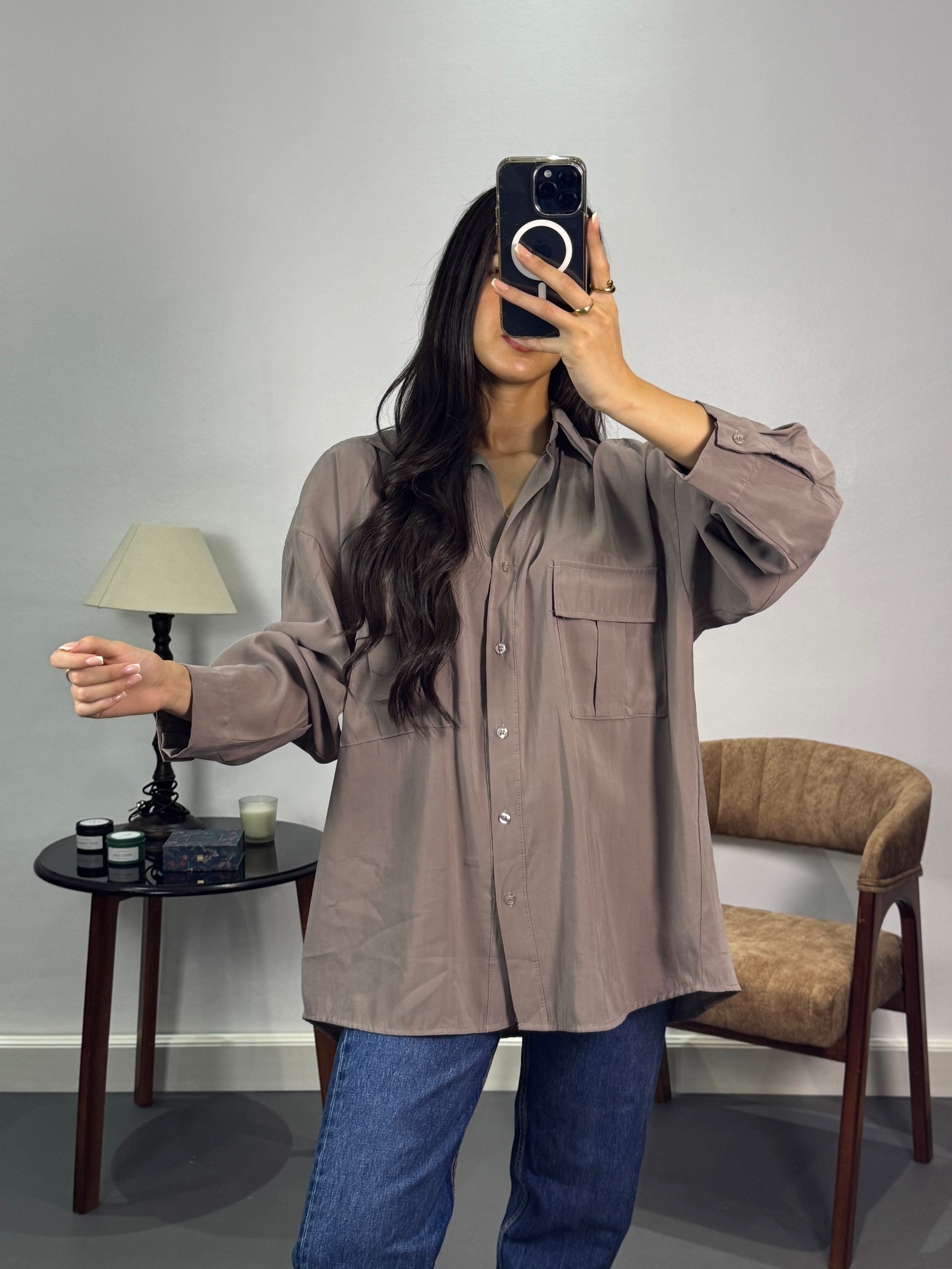 Chemise |Taupe