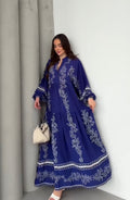 Robe à motifs |Bleu