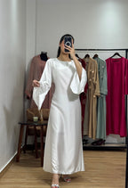 Robe à lacets |Blanc