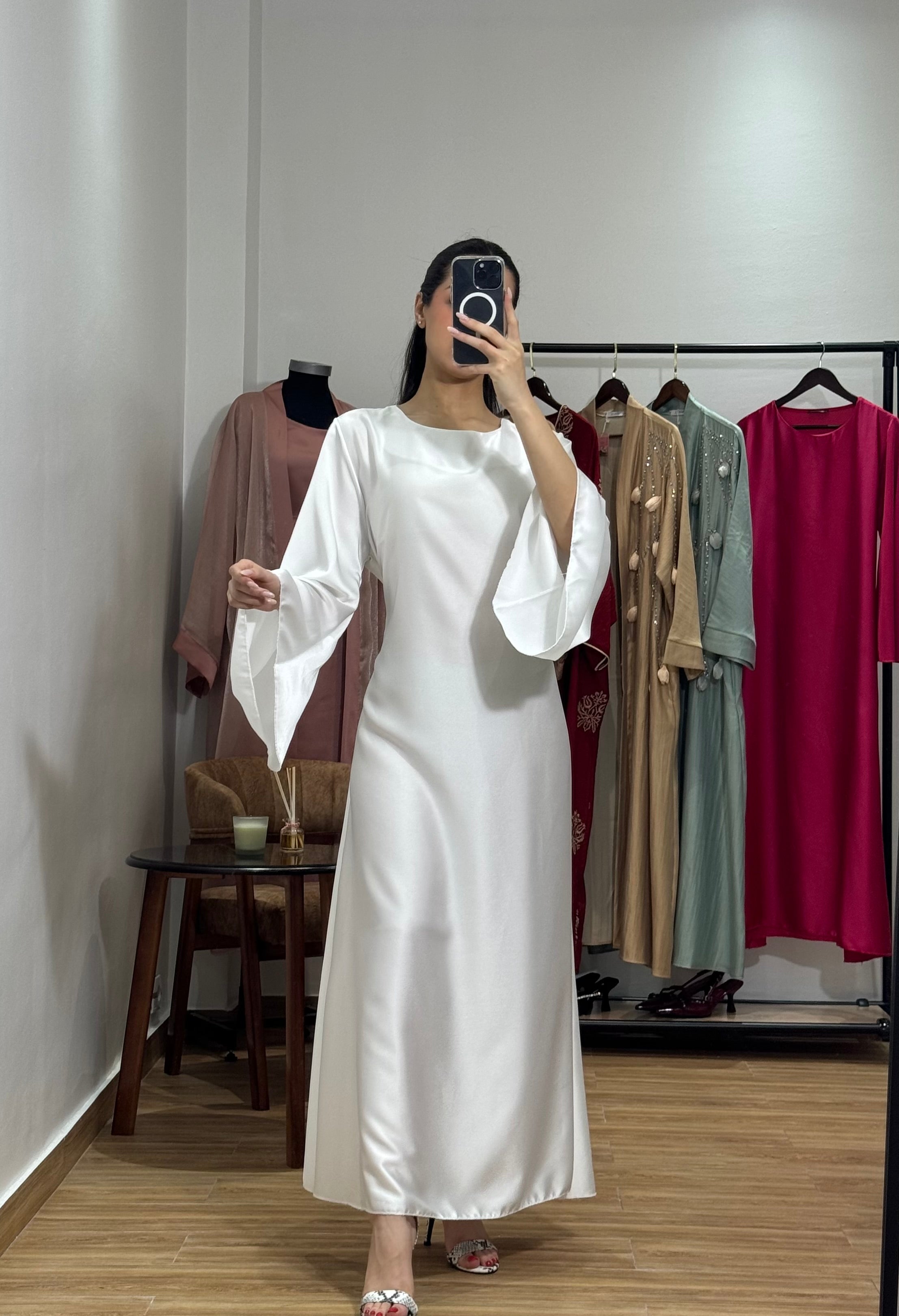 Robe à lacets |Blanc