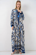 Robe à ray. Bleues