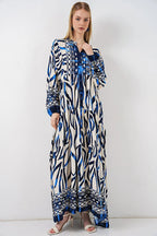Robe à ray. Bleues