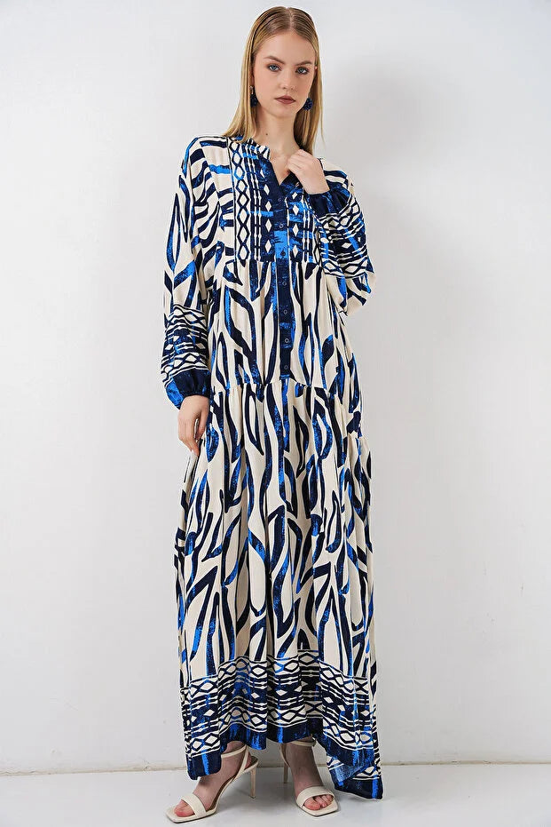 Robe à ray. Bleues