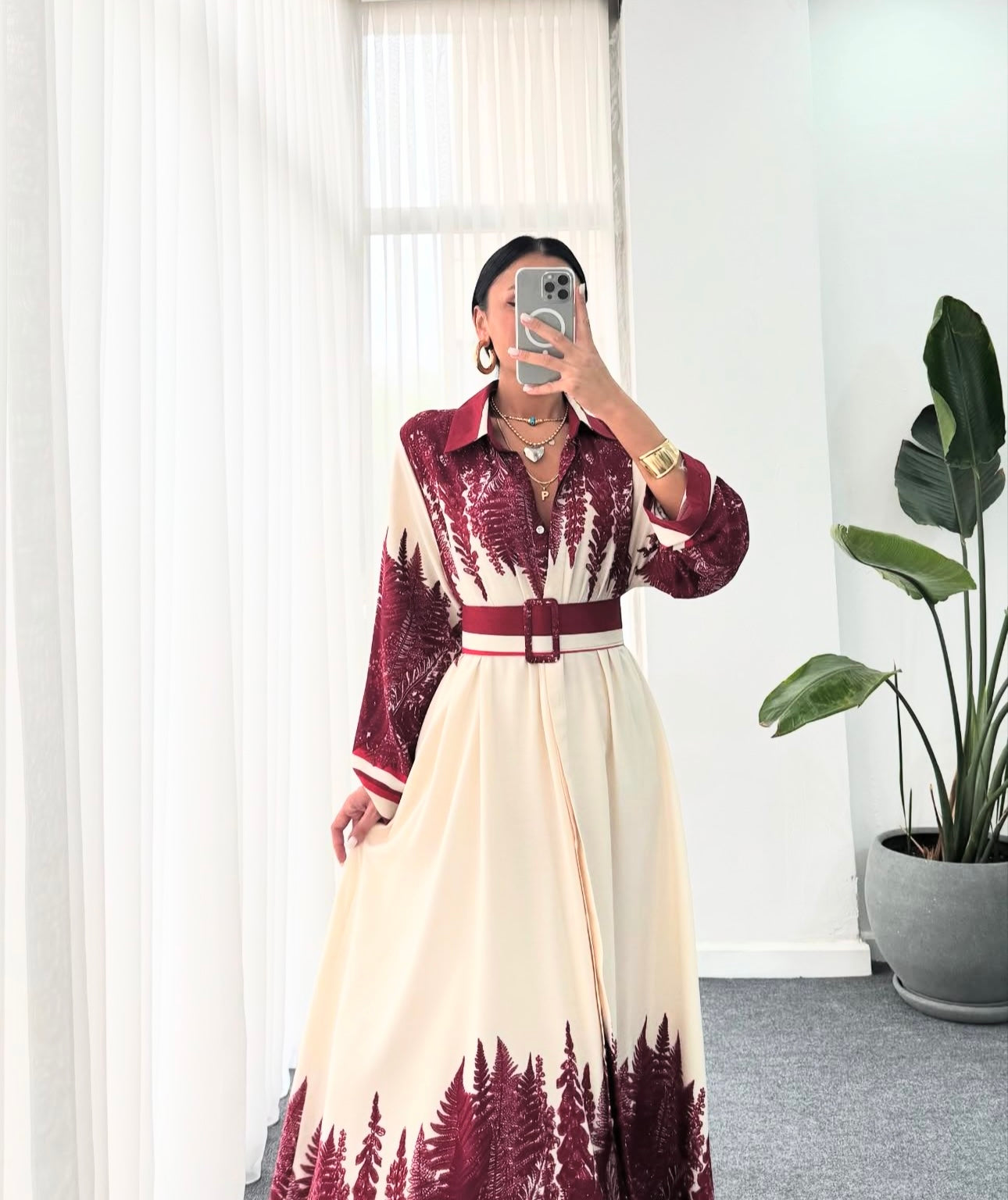 Robe Yalina |Bordeaux