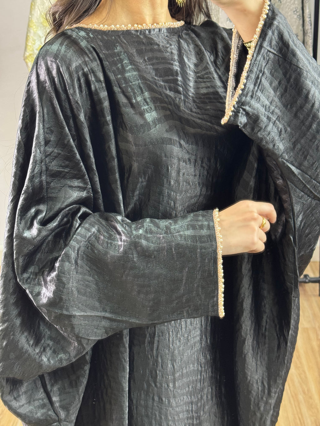 Robe d’hôtesse papillon |Noir