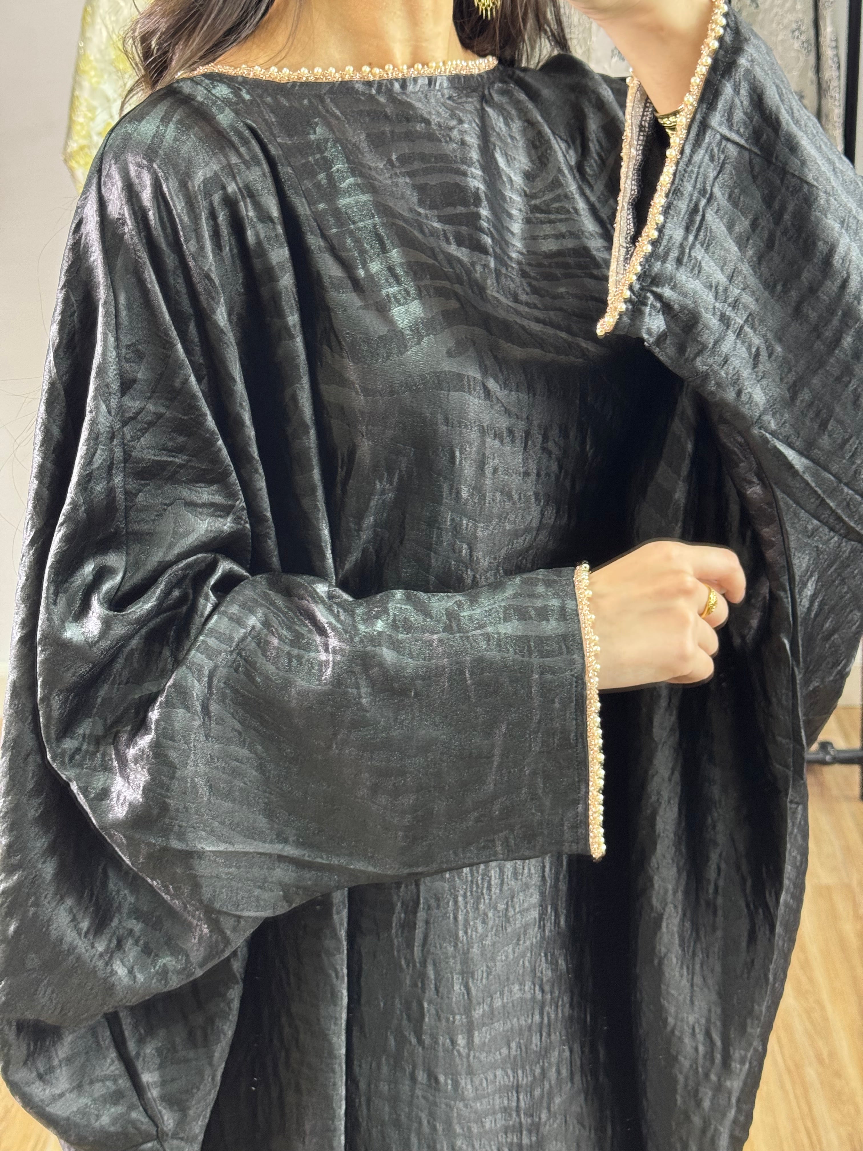 Robe d’hôtesse papillon |Noir