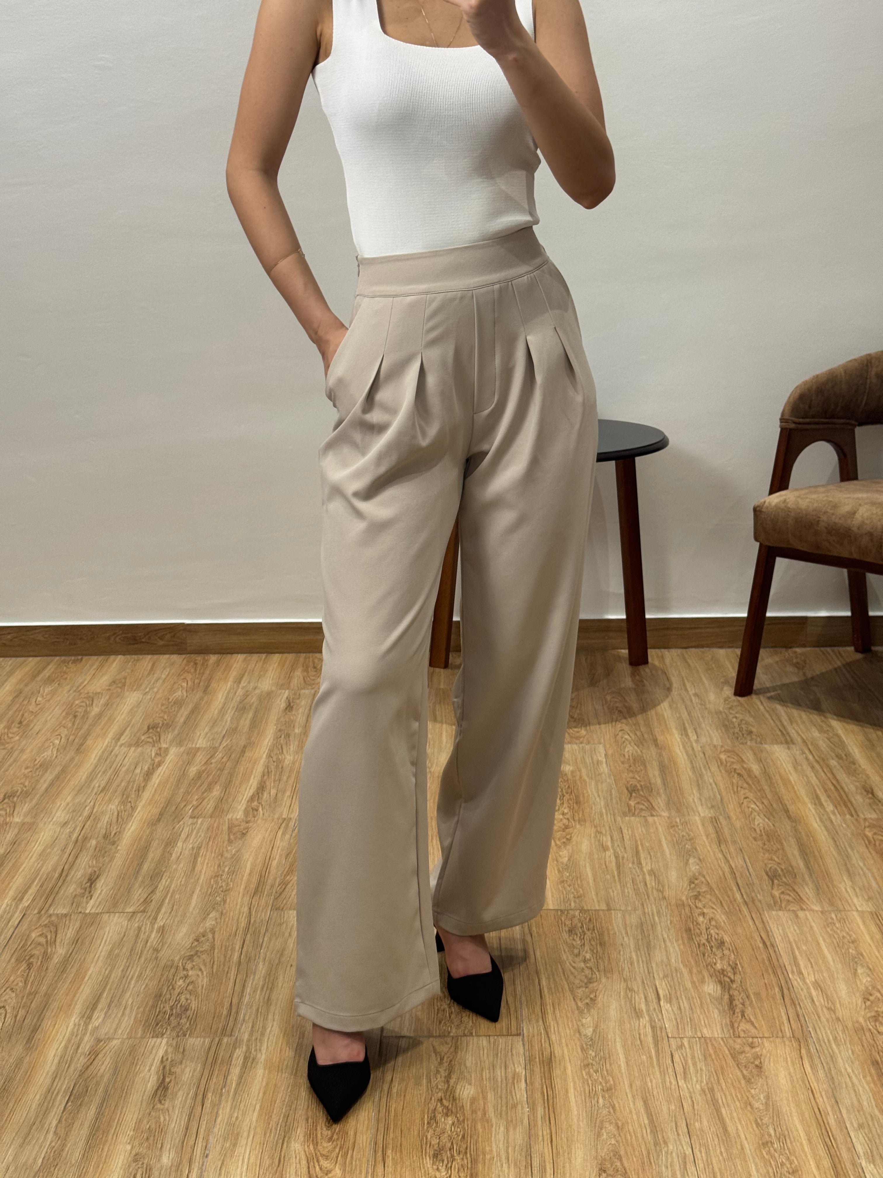 Pantalon classique |Beige