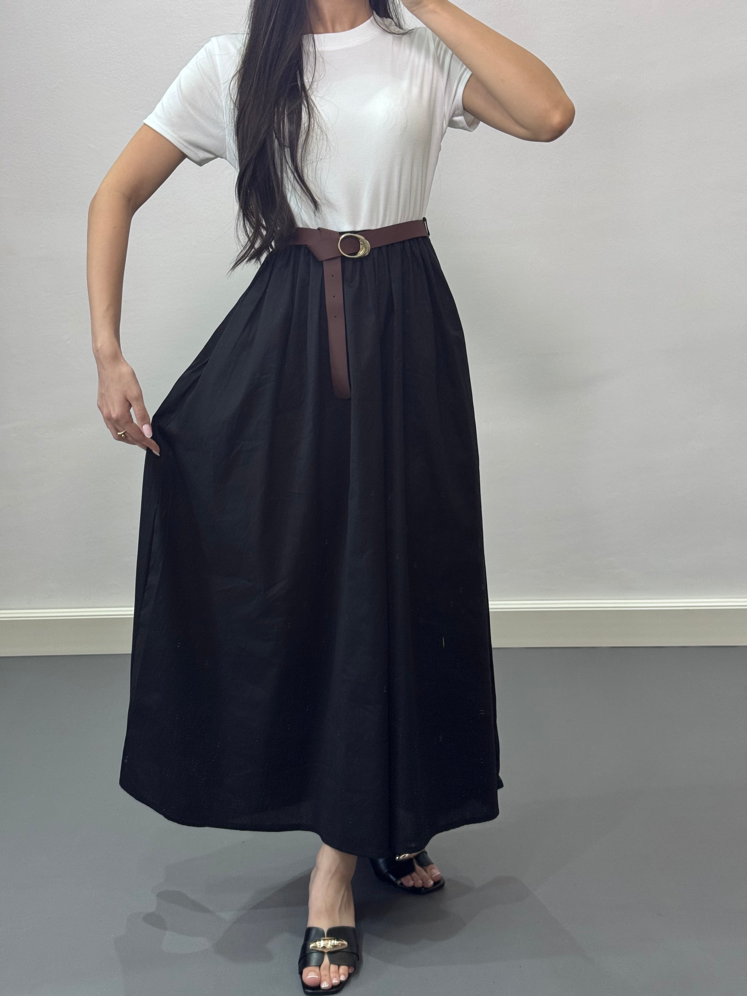Robe avec ceinture