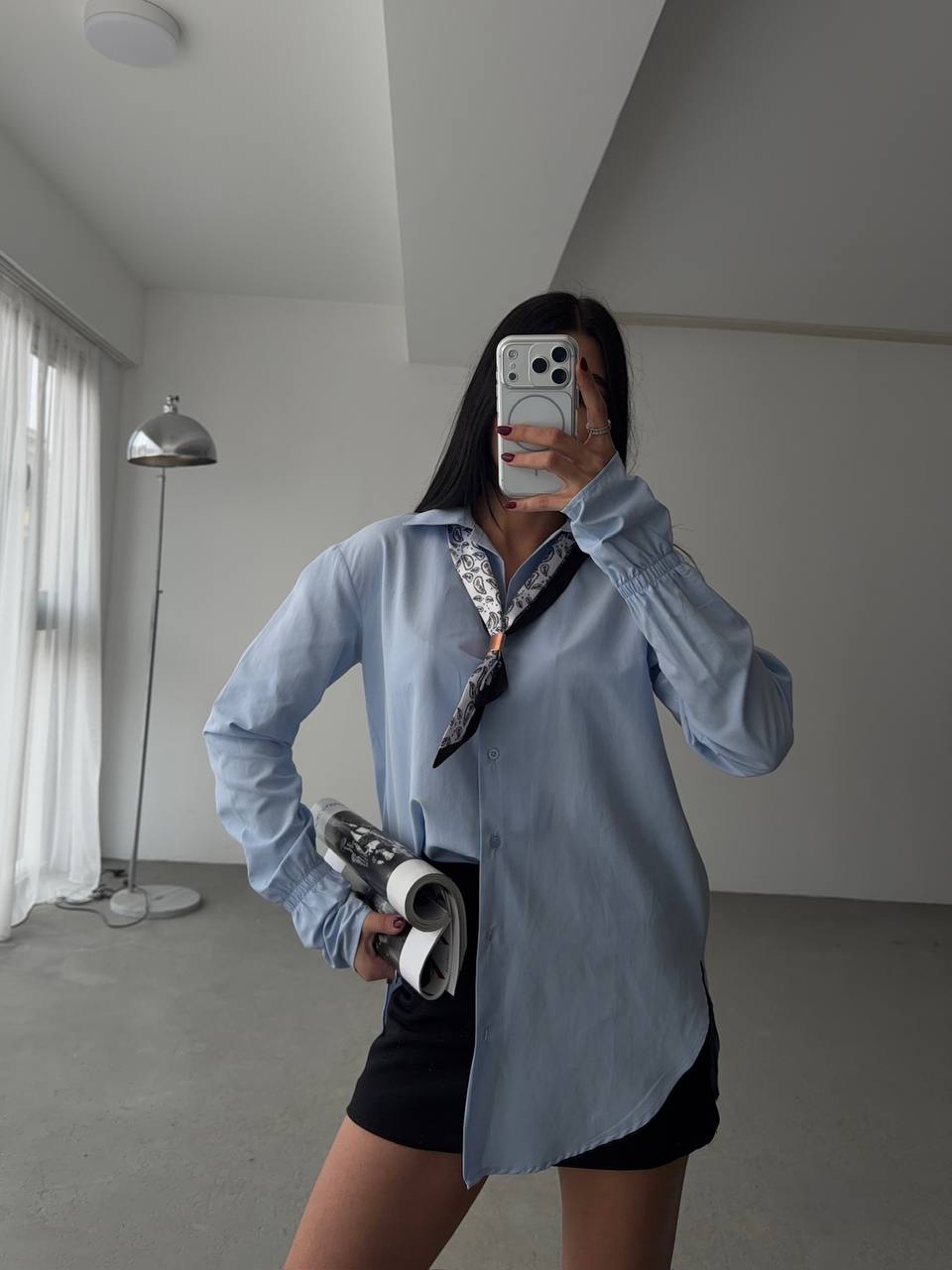 Chemise avec Foulard