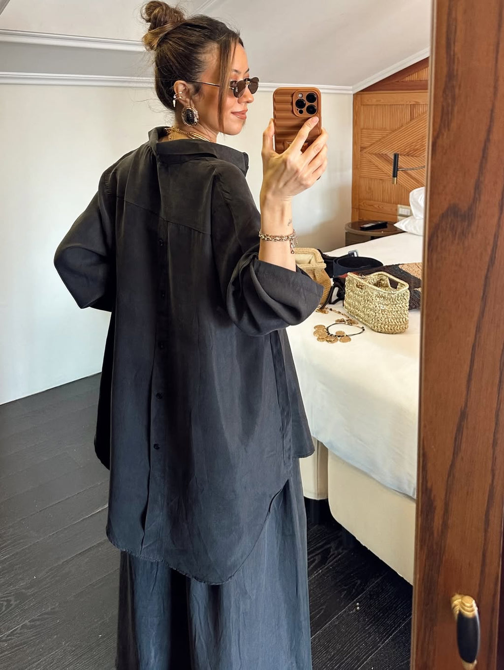 Ensemble court |Noir clair