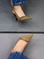 Escarpins |Kaki