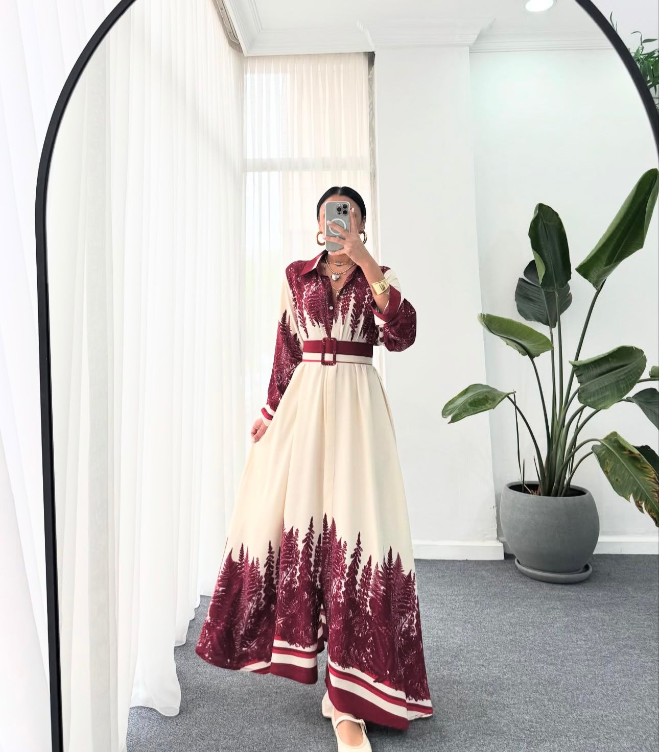 Robe Yalina |Bordeaux