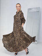 Robe à motifs léopard