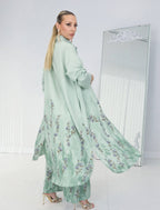 Ensemble à fleurs |Vert clair