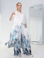 Ensemble à motifs | Blanc