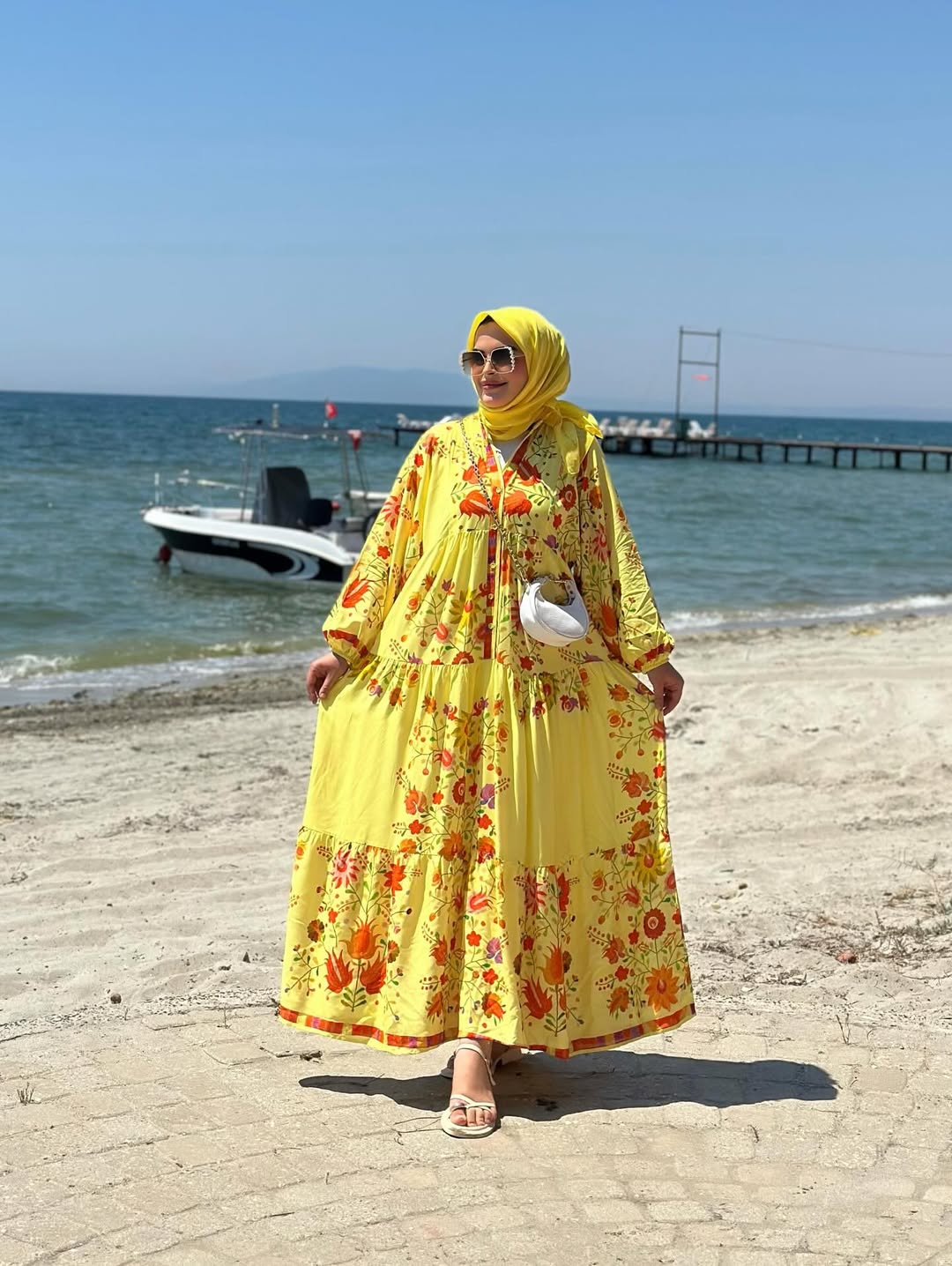 Robe Fleurie |Jaune