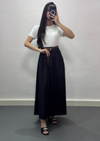 Robe avec ceinture